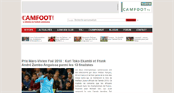 Desktop Screenshot of camfoot.com